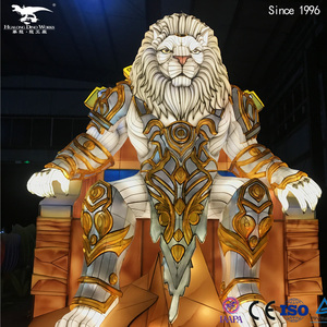 Farol <span class=keywords><strong>de</strong></span> León Personalizado Hecho a Mano en China, Diseño Personalizado para la Feria <span class=keywords><strong>de</strong></span> Luces <span class=keywords><strong>de</strong></span> Europa - Product Image 1