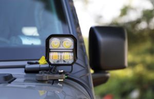 Mtigersports แถบไฟ LED ด้านหน้าแบบสองแถว100W โคมไฟหลังคาแบบออฟโรด IP68อลูมิเนียมอัลลอยด์กันน้ำ20000LM สำหรับ bronco - Product Image 2