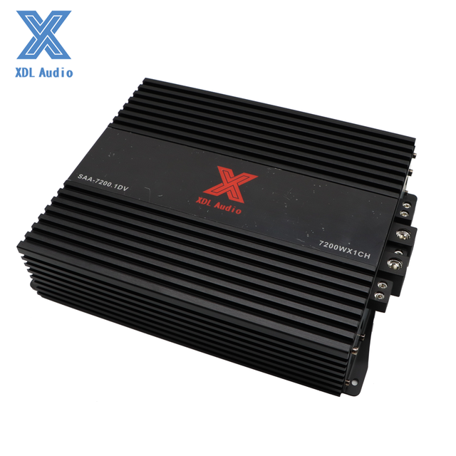 RMS 7200W High Voltage Class D Power Amplifier 165V-270V High End Sound Quality with Equalizers for Car Audio
