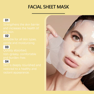 Mascarilla hidratante profunda con niacinamida, ilumina, desvanece manchas oscuras, uniforma el tono de la piel, retiene la humedad para piel seca, uso diario, 4 unidades - Product Image 6