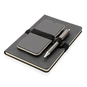Quaderno A5 con copertina rigida in PU, merchandising personalizzato - Product Image 5