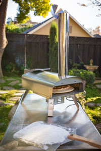 Forno per <span class=keywords><strong>Pizza</strong></span> con Base Rotante e Doppia Alimentazione, Mini Forno per <span class=keywords><strong>Pizza</strong></span> da Esterno per Cucina da Giardino - Product Image 6