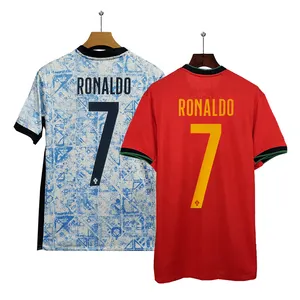 Wholesale Top 2024-2025 Thai Quality New Portugal Men's Soccer Jerseys Original Ronaldo # 7 Football Shirt T-shirt Children