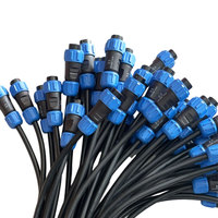 Connecteur M12 Étanche Prise et Câble d'Aviation 10A pour Équipement Industriel FPC SD/SP13 avec Port Mâle/Femelle 2-7 Broches IP68
