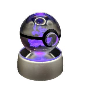 Venta Directa <span class=keywords><strong>de</strong></span> Fábrica, Poké Ball con Patrón <span class=keywords><strong>de</strong></span> Robot <span class=keywords><strong>de</strong></span> <span class=keywords><strong>Pokémon</strong></span>, Bola <span class=keywords><strong>de</strong></span> Cristal Grabada en 3D, Lámpara Nocturna, Regalo - Product Image 5