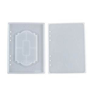 Moldes de resina de silicone para <span class=keywords><strong>notebook</strong></span> A5, novo de epóxi DIY feito à mão, livre de BPA, 3 tipos europeus, ferramentas de resina artesanal - Product Image 1