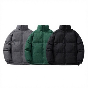 Chaqueta de Invierno Gruesa para Hombre, Estilo Safari, con Capucha, Cuello Alto, Resistente al Viento, Impermeable, Transpirable, Tejido de Poliéster/Nailon - Product Image 4