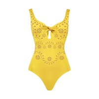 JSN 2026 Nouvelle Collection Maillot de Bain Femme Personnalisé Col V Évidé Une Pièce avec Robe de Plage Sexy et Tendance