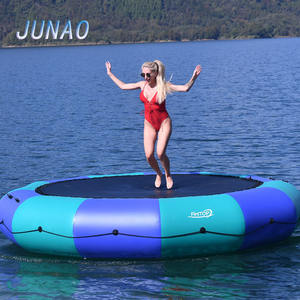 Parc aquatique gonflable, <span class=keywords><strong>piscine</strong></span> à balles océaniques, balançoire, château gonflable, <span class=keywords><strong>piscine</strong></span>, objets flottants, roues à vent, marque JUNAO, 12 mois - Product Image 5