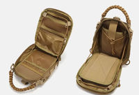 Sac à bandoulière tactique pour homme, imperméable, en Oxford, avec système MOLLE, sac de poitrine EDC, sac à dos transversal, logo personnalisé OEM disponible
