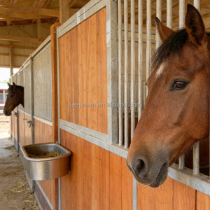 Establos para Caballos <span class=keywords><strong>de</strong></span> Acero Galvanizado en Caliente Seepoem, Diseño Modular Antioxidante, Tamaño Personalizado, para Conejos y <span class=keywords><strong>Cerdos</strong></span>, Granja Ecuestre, 1 Año <span class=keywords><strong>de</strong></span> Garantía - Product Image 2