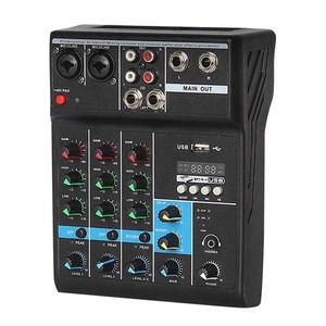 Professional 4 Channel A4 Audio Mixers <strong>Dj</strong> <strong>Controller</strong> with Audio Console Mixer - Product Image 3