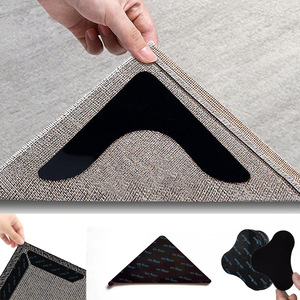 Almohadilla antideslizante de doble cara <span class=keywords><strong>SNM</strong></span>, cinta de pinzas para alfombras de PU troquelada reutilizable para suelos de madera dura, tapones para alfombras - Product Image 2