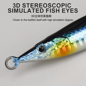Tipo S Sizzling Snake Boat Cebo <span class=keywords><strong>de</strong></span> pesca UV Luminous Lead Fish Quick Draw Little Jack Bait Caballo Caballa Atún Cebo - Product Image 4
