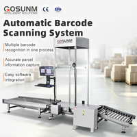 Machine de reconnaissance automatique d'étiquettes de colis, 15 cartons/min, numérisation 1000-3000 PPH, tri pour l'arrivée de cartons en entrepôt 3PL