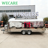 WECARE Bar à smoothies, café, pâtisseries, desserts, bretzels, hot-dogs, glaces, remorque de restauration mobile, food truck entièrement équipé