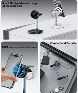 แท่นชาร์จไร้สาย <span class=keywords><strong>3</strong></span>-in-1 <span class=keywords><strong>แบ</strong></span>บแม่เหล็กพร้อมระบบระบายความร้อนด้วยสารกึ่ง<span class=keywords><strong>ต</strong></span>ัวนำ TEC Qi2 กำลังไฟ 15W รองรับการใช้งานกับ iPhone, นาฬิกา และหูฟัง - Product Image 4