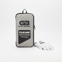 Pochette de rangement zippée personnalisée en polyester imprimé, de qualité supérieure, réutilisable, pour gants de football, de golf et de sport, avec poignée