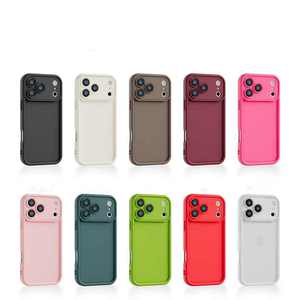 เคสใหม่สำหรับ iPhone 17 Air ป้องกันกล้อง กันกระแทก ผิวด้าน สีสันสดใส เคสโทรศัพท์มือถือ TPU สำหรับ iPhone 17 16 13 Pro Max Promax - Product Image 1