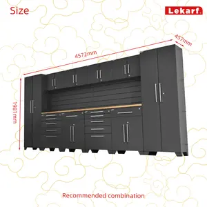 Garage Combination Cabinet Storage Metal Cabinets Workshop Utility Tools Cabinet