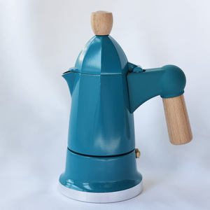 <span class=keywords><strong>Cafetière</strong></span> <span class=keywords><strong>italienne</strong></span> avec percolateur 3 <span class=keywords><strong>tasses</strong></span>/5 oz Machine à expresso pour cuisinière 3/6 Tasse à expresso Pot Moka en aluminium Construction métallique - Product Image 1