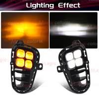 Feux de jour LED pour voiture, feux de position, clignotants, phares LED, feux antibrouillard pour Kia RIO 2018 2019 2020, fabrication en usine