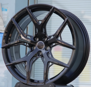ล้ออัลลอย SHIN Forged สีดำเงาแบบกำหนดเอง ขอบเว้าลึก HF-5 ขนาด 18/19/20/21/22/23/24 นิ้ว สำหรับรถยนต์ฟอร์ด เทสลา รุ่น <span class=keywords><strong>3</strong></span>/Y/S/X - Product Image 2