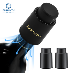 와인 애호가를위한 최고의 선물 진공 병 마개 날짜 스케일을 가진 와인 펌프 스토퍼 신선하게 유지 - Product Image 1