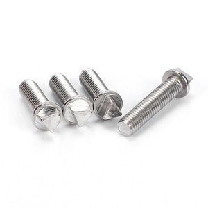Vis de fixation antivol à tête triangulaire en acier inoxydable DIN 22424 M6 304 316 A2-70 A2-80, vis de machine triangulaire, vis de boîtier - Product Image 4