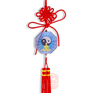 Colgante de Cristal K9 de Alta Calidad con Nudo Chino de Feng Shui, Nudo de Cristal con Borla para Decoración de Automóviles, CP-03 - Product Image 5