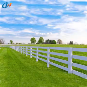 Cercas de Vinilo para Caballos de Alta Calidad al por Mayor, Panel de Cerca para Granja en Negro/Blanco, Cercas de PVC para Rancho con Puertas en Venta - Product Image 5