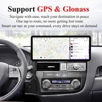 Reproductor de Radio para Auto Penhui para Mitsubishi Outlander 2014-2017, Android 14, Sonido Cristalino, 16+512GB, Pantalla Multimedia 4K de 12.3 Pulgadas