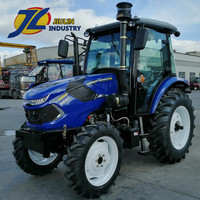 Tracteur à roues 4x4 robuste de 70 CV avec moteur et boîte de vitesses, haute productivité, herse à disques, fabriqué en Chine, vente chaude