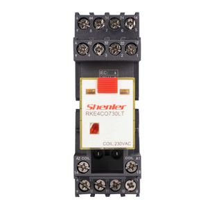 Shenler RKE4CO730LT + SKB14-E Rơle Điện Từ Thu Nhỏ Cộng Với Ổ Cắm 4 Cực 230VAC 5A Module Lora Có Đế - Product Image 3