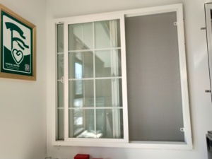 Cửa Sổ Kính Nướng Kiểu Pháp Có Lưới Chống Muỗi Cửa Sổ Trượt Chống Va Đập <span class=keywords><strong>Pvc</strong></span> - Product Image 6