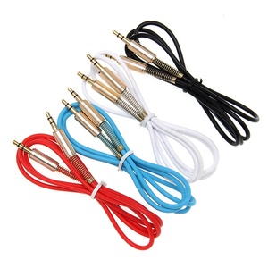 Cables auxiliares de resorte de 1M, adaptador de Jack de <span class=keywords><strong>Audio</strong></span> <span class=keywords><strong>auxiliar</strong></span> de 3,5mm, <span class=keywords><strong>Cable</strong></span> de altavoz de coche para <span class=keywords><strong>iPhone</strong></span>, Samsung, teléfono, PC, auriculares MP4 - Product Image 6