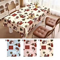 Nappe en PVC écologique, résistante à la chaleur, durable, imperméable, anti-taches, carrée, pour cuisine, café, fête, personnalisable