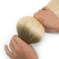 Extensions de cheveux Nano Ring de qualité salon, 100% cheveux humains vierges non traités, sans perte de cheveux, 60 #   Prix de gros pour les produits blonds