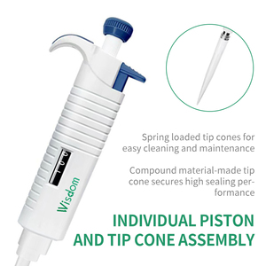 WISDOM micropette <span class=keywords><strong>PLUS</strong></span> pipettor | ความแม่นยำของ0.5% | 5มล. เพื่อ5000μL | ทดสอบเป็นรายบุคคล - Product Image 6