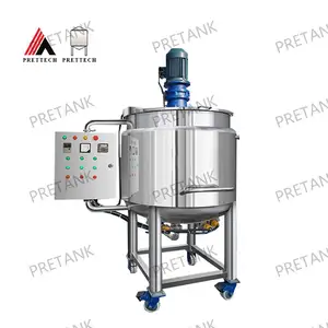 Heavy-Duty Made Stainless steel blending Tank For Liquid Soap Production