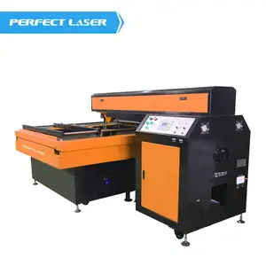 600w otomatik CNC kalıp levha düz yatak desen kağıt 20mm kontrplak ahşap kalıplama şablon mdf lazer kesme makinesi