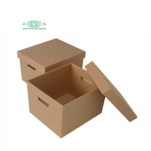 High quality corrugated paper moving box cardboard large shipping boxesarchive box for heavy storage