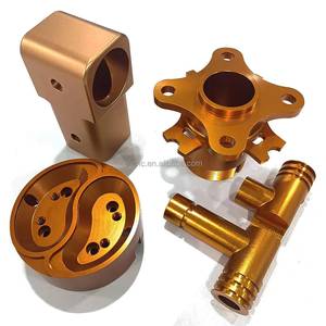 Aluminum CNC Turning Milling <b>Drilling</b> Custom Machining Service Communication Lock Suppressor Metal Parts - Product Image 1