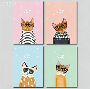 Bloc-notes A5 en papier recyclé, motif <span class=keywords><strong>chat</strong></span> de <span class=keywords><strong>dessin</strong></span> animé, petit et <span class=keywords><strong>mignon</strong></span>, vente en gros, promotion 2634 - Product Image 5