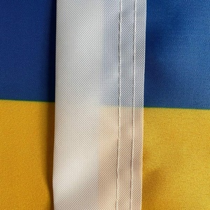 90x150cm 100% Poliester Bendera Kustom Dua Sisi Ukuran Besar untuk Promosi Luar Ruangan 3x5 dengan Logo Cetak Sablon - Product Image 6