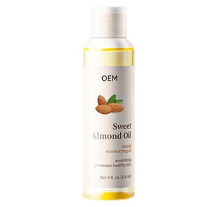 Aceite de Almendras Dulces OEM 118ml, Aceite Portador Hidratante Natural para el Cuidado de la Piel - Product Image 1