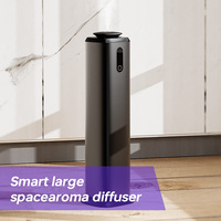 Diffuseur de parfum d'air à ultrasons à sortie de brume chaude plus lourde support de sol diffuseur d'arôme d'huile essentielle de grande taille