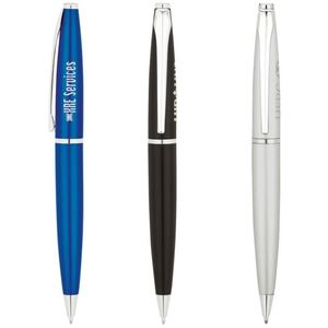 Streamline Tapered Barrel Click Metal <b>Ballpoint</b> <b>Pen</b>, Classic Torpedo Shape Retractable Advertising Signature <b>Pen</b> Custom Logo - Product Image 1