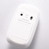 Souris sans fil silencieuse à piles 2.4G, souris optique ergonomique double mode pour ordinateur portable, PC, Macbook