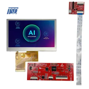 HMI 480x272 4.3'' Lcd TN Panel UART 20pin Esp32 4.3 inch TFT Lcd Module Screen